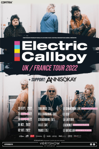 Electric Callboy @ L'Aéronef - Lille, France [01/10/2022]