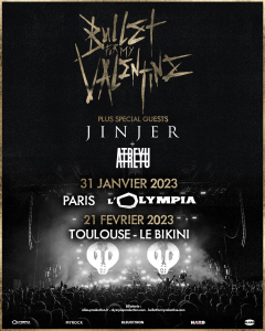 Bullet For My Valentine @ L'Olympia - Paris, France [31/01/2023]