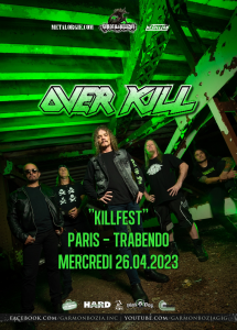 Overkill @ Le Trabendo - Paris, France [26/04/2023]