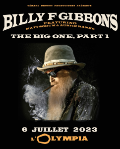 Billy F Gibbons @ L'Olympia - Paris, France [06/07/2023]