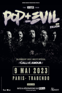Pop Evil @ Le Trabendo - Paris, France [09/05/2023]