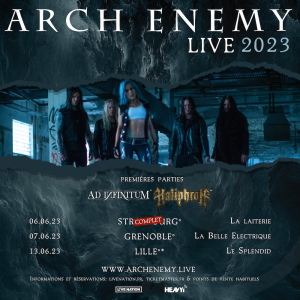 Arch Enemy @ La Belle Electrique - Grenoble, France [07/06/2023]