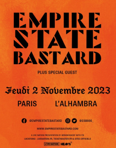 Empire State Bastard @ L'Alhambra - Paris, France [02/11/2023]