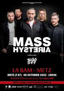 Mass Hysteria @ La Bam - Metz, France [06/10/2023]