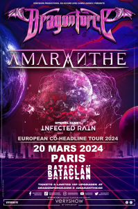 Dragonforce / Amaranthe @ Le Bataclan - Paris, France [20/03/2024]