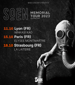 Soen @ La Laiterie - Strasbourg, France [18/10/2023]