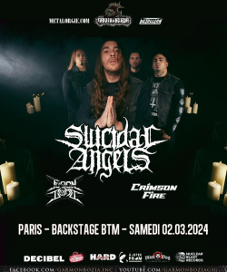 Suicidal Angels @ Backstage By The Mill - Paris, France [02/03/2024]