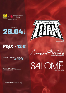 Titan @ Alive My Studio - Vendargues, France [26/04/2025]