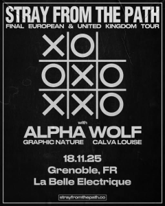 Stray From The Path @ La Belle Electrique - Grenoble, France [18/11/2025]