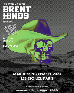 An Evening with Brent Hinds (ANNULÉE) @ Les Etoiles - Paris, France [25/11/2025]