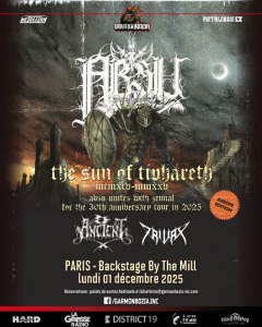 Absu (feat. Zemial) @ Backstage By The Mill - Paris, France [01/12/2025]