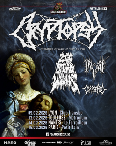 Cryptopsy @ Le Transbordeur - Villeurbanne, France [09/02/2026]
