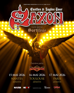 Saxon @ Le Zénith Paris-La Villette - Paris, France [17/05/2026]