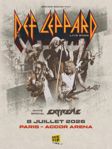 Def Leppard @ Accor Arena (ex-AccorHotels Arena, ex-Palais Omnisports Paris Bercy) - Paris, France [08/07/2026]