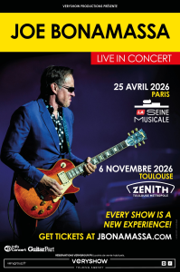 Joe Bonamassa @ Le Zénith - Toulouse, France [06/11/2026]