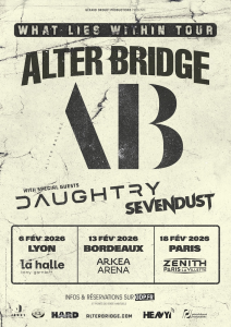 Alter Bridge @ Le Zénith Paris-La Villette - Paris, France [18/02/2026]