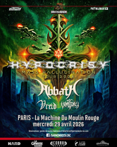 Hypocrisy @ La Machine du Moulin-Rouge - Paris, France [29/04/2026]