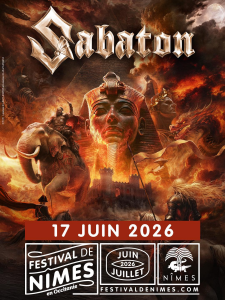 Sabaton @ Festival de Nîmes - Nîmes, France [17/06/2026]