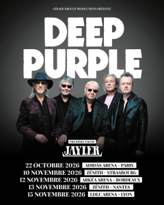 Deep Purple @ LDLC Arena - Décines-Charpieu, France [15/11/2026]
