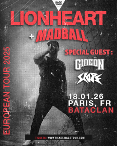 Lionheart @ Le Bataclan - Paris, France [18/01/2026]