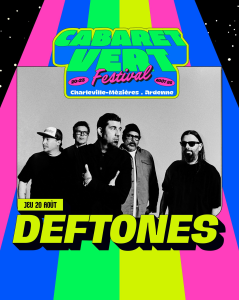 Deftones @ Le Cabaret Vert - Charleville-Mézières, France [20/08/2026]
