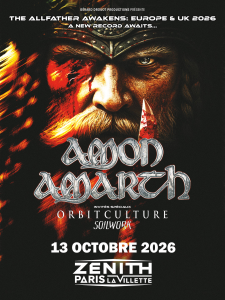 Amon Amarth @ Le Zénith Paris-La Villette - Paris, France [13/10/2026]