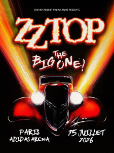 ZZ Top @ Adidas Arena - Paris, France [15/07/2026]
