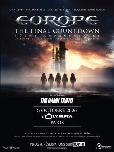 Europe @ L'Olympia - Paris, France [06/10/2026]