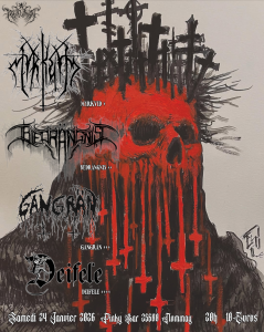 Soirée Black Metal @ Le Pinky Bar - Nommay, France [24/01/2026]