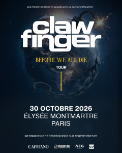 Clawfinger @ L'Elysée Montmartre - Paris, France [30/10/2026]
