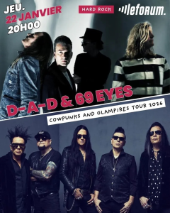 D-A-D @ Le Forum - Vauréal, France [22/01/2026]