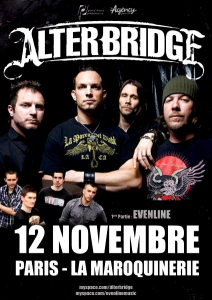 Alter Bridge @ La Maroquinerie - Paris, France [12/11/2010]