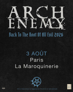 Arch Enemy @ La Maroquinerie - Paris, France [03/08/2026]