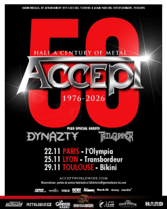 Accept @ Le Bikini - Toulouse, France [29/11/2026]