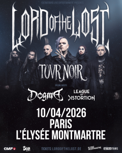 Lord Of The Lost @ L'Elysée Montmartre - Paris, France [10/04/2026]