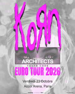 Korn @ Accor Arena (ex-AccorHotels Arena, ex-Palais Omnisports Paris Bercy) - Paris, France [23/10/2026]