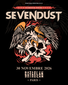 Sevendust @ Le Bataclan - Paris, France [30/11/2026]