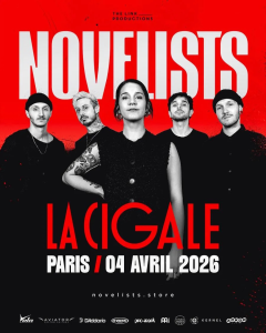 Novelists @ La Cigale - Paris, France [04/04/2026]
