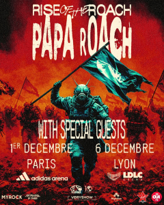 Papa Roach @ LDLC Arena - Décines-Charpieu, France [06/12/2026]