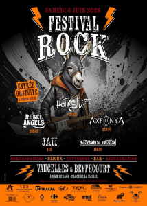 Festival Rock @ Place de la Mairie - Vaucelles-et-Beffecourt, France [06/06/2026]