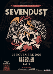 Sevendust @ Le Bataclan - Paris, France [30/11/2026]