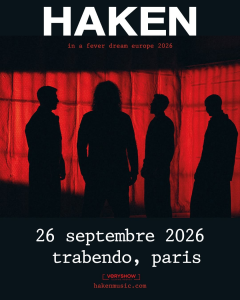 Haken @ Le Trabendo - Paris, France [26/09/2026]