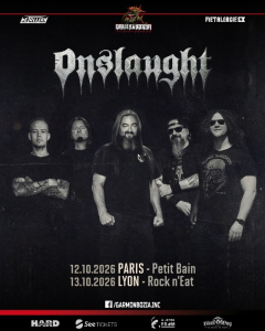 Onslaught @ Petit Bain - Paris, France [12/10/2026]