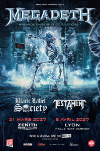 Megadeth @ La Halle Tony Garnier - Lyon, France [08/04/2027]