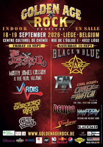 Golden Age Rock Festival @ Centre Culturel de Chênée - Liège, Belgique [19/09/2026]