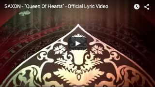 SAXON : “Queen Of Hearts” (lyric video) 