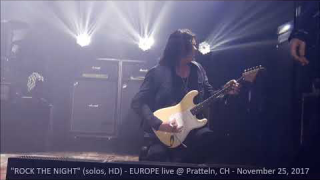 EUROPE • Live @ Pratteln - Suisse 25/11/2017 (Medley)