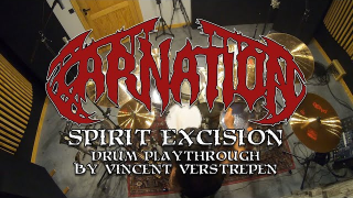 CARNATION "Spirit Excision" (Vincent Verstrepen Drum Playthrough)