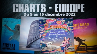  TOP ALBUMS EUROPÉEN Les meilleures ventes en France, Allemagne, Belgique et Royaume-Uni du 9 au 15 décembre 2022