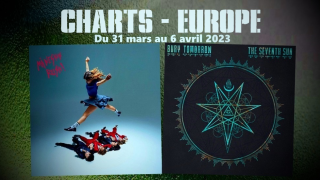 TOP ALBUMS EUROPÉEN Les meilleures ventes en France, Allemagne, Belgique et Royaume-Uni du 31 mars au 6 avril 2023